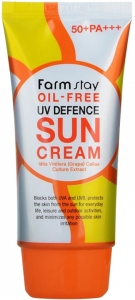 Farmstay~Солнцезащитный крем без масел SPF50+ PA+++~Oil-Free UV Defence Sun Cream