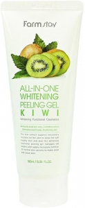 FarmStay~Пилинг-скатка с экстрактом киви~All-In-One Whitening Peeling Gel Kiwi