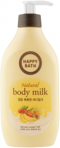 Happy Bath~Увлажняющее молочко для тела с фруктовыми экстрактами~Natural Body Milk