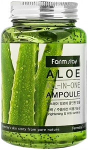 FarmStay~Многофункциональная ампульная сыворотка с алоэ для увлажнения~Aloe All-In-One Ampoule