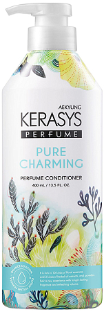 Kerasys~Увлажняющий кондиционер для сухих и ломких волос~Pure Charming Perfumed Rince