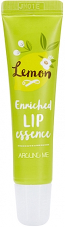 Welcos~Бальзам для губ с экстрактом лимона~Around Me Enriched Lip Essence Lemon