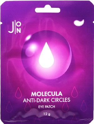 JON~Тканевые патчи для области вокруг глаз~Molecula Anti-Dark Circles Eye Patch, 12 г