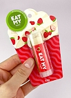 Eat My~Увлажняющий бальзам для губ с ароматом Земляника со сливками~Strawberries & Cream