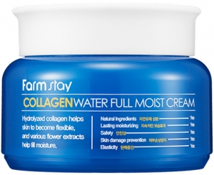FarmStay~Увлажняющий крем с коллагеном~Collagen Water Full Moist Cream