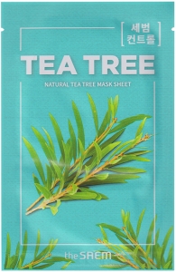 The Saem~Маска тканевая с маслом чайного дерева~Natural Tea Tree Mask Sheet