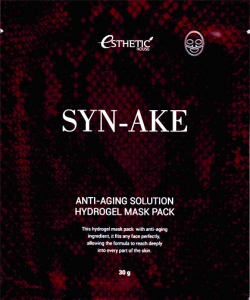 Esthetic House~Гидрогелевая маска со змеиным пептидом~Syn-Ake Anti-Aging Solution Hydrogel Mask Pack