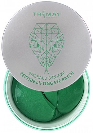 Trimay~Лифтинг патчи для век с пептидом змеиного яда~Emerald Syn-Ake Peptide Lifting Eye Patch