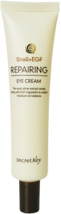 Secret Key~ Восстанавливающий крем для кожи вокруг глаз с муцином улитки Snail Repairing Eye Cream