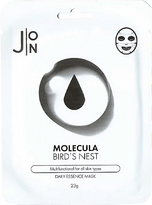 JON~Увлажняющая маска с ласточкиным гнездом~Molecula Bird`s Nest Daily Essence Mask