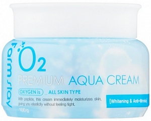 Farmstay~Увлажняющий кислородный крем~O2 Premium Aqua Cream