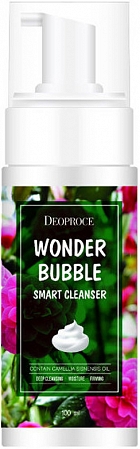 Deoproce~Пенка для очищения и снятия макияжа с кислородными пузырьками~Wonder Bubble Smart Cleanser